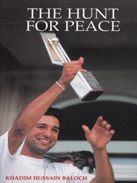 Khadim-Hussain-Baloch-autograph-signed-pakistan-cricket-memorabilia-book-the-hunt-for-peace-1996-tour-england-1997-signature