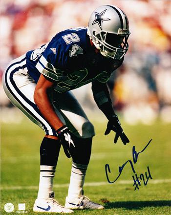 LARRY BROWN autograph Dallas Cowboys memorabilia TCU Raiders NFL memorabilia signed photo Super Bowl XXX MVP