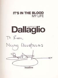 LAWRENCE-DALLAGLIO-memorabilia-signed-autogbiography-book-rugby-memorabilia-2007 world-cup-Wasps its in the blood autograph