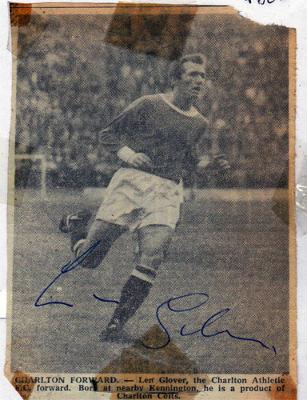 Len-Glover-autograph-signed-Charlton-Athletic-FC-football-memorabilia-signature-photo-CAFC-Addicks-Leicester-City-winger-lenny-glover