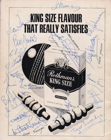 Lords-Taverners-cricket-memorabilia-signed-charity-celebrity-match-day-programme-shanklin-club-isle-of-wight-1986-jim-laker-gover-surridge-mick-mcmanus-johnny-blythe