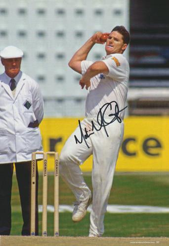 Martin McCague memorabilia signed Kent Spitfires England Test cricket memorabilia