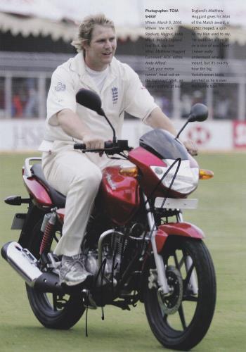 MATTHEW HOGGARD autograph signed Yorkshire cricket memorabilia signed England Test matc bowler hoggy
