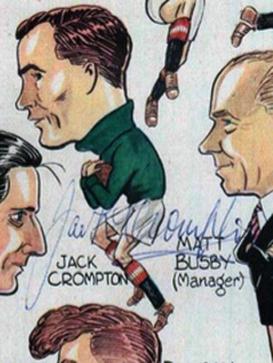 Manchester-United-Busby-Babes-signed-caricature-1950s-Matt-Busby-Bill-Foulkes-Man-Utd-Munich-Jack-Crompton