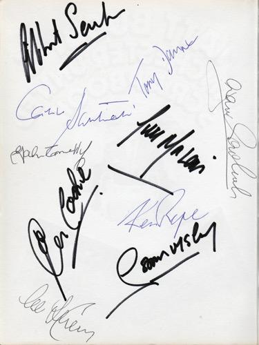 Matt-Busby-autograph-signed-Man-Utd-football-memorabilia-scrapbook-book-Bobby-Charlton-Denis-Law-Nobby-Stiles-Manchester-United-Busby-Babes-Sir-signatures