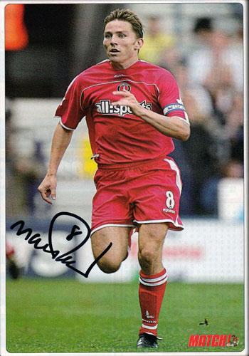 MATT HOLLAND autograph signed charlton athletic match mag pic cafc football memorabilia