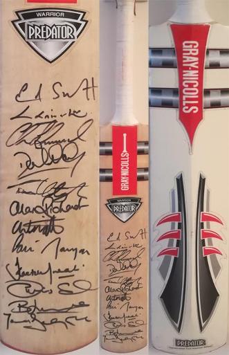 Middlesex-cricket-memorabilia-signed-gray-nicolls-mini-bat-eoin-morgan-ed-smith-middx-ccc-autograph-predator-warrior-lords
