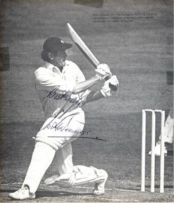 Mike-Denness-autograph-signed-kent-cricket-memorabilia-england-test-match-captain-scotland-signature-KCCC