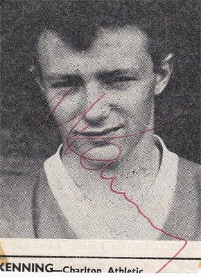 Mike-Kenning-autograph-signed-Charlton-Athletic-football-memorabilia-cafc-addicks
