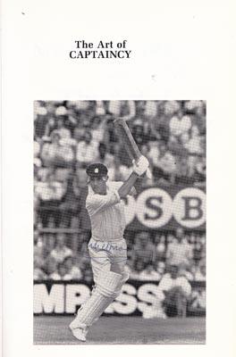 Mike-brearley-autograph-signed-middx-cricket-memorabilia-book-art-of-captaincy-1985-england-captain-first-edition