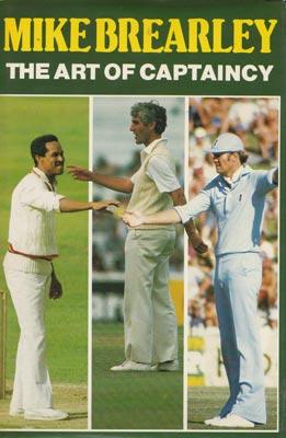 Mike-brearley-autograph-signed-middx-cricket-memorabilia-book-art-of-captaincy-1985-england-captain