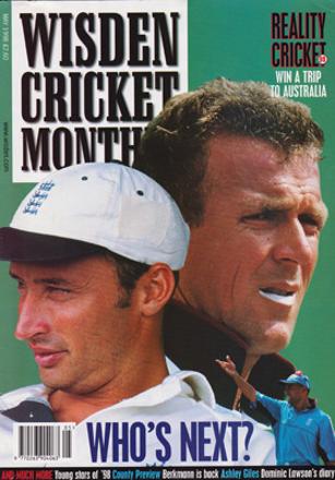 NASSER-HUSSAIN-autograph-signed-Essex-cricket-memorabilia-England-test-match-captain-batsman-wisden-cricket-monthly-magazine-cover-may-1998
