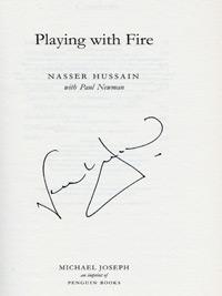NASSER HUSSAIN (Essex & England) signed copy of