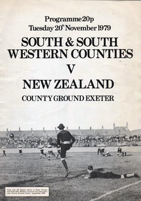 New-Zealand-rugby-memorabilia-signed-nov-1979-england-tour-programme-exeter-south-and-southwestern-counties-bernie-fraser-autograph-andy-dalton-signature-all-blacks
