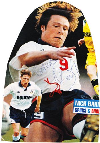 Nicky-Barmby-autograph-signed-Tottenham-Hotspur-FC-football-memorabilia-Spurs-Holstein