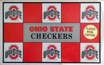 Ohio State Buckeyes memorabilia NCAA memorabilia College Football memorabilia Checkers Board game v Michigan Wolverines memorabilia