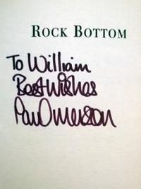 PAUL-MERSON-memorabilia-signed-autobiography-Rock-Bottom-Arsenal-football-memorabilia-autograph-signature