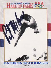 Pat-McCormick-signed-US-Olympic-diving-card-gold-medal-champion-autograph