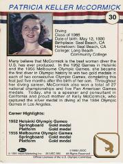 Pat-McCormick-signed-US-Olympic-diving-card-gold-medal-champion-autograph-bio-patricia