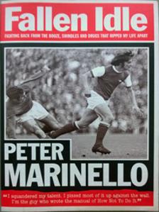 Peter-Marinello-autograph-Arsenal-FC-Memorabilia-signed-Autobiography-Fallen-Idle-book-Gunners-memorabilia