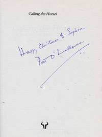 Peter-Osullevan-autograph-signed-horse-racing-memorabilia-1989-book-a-racing-autobiography-calling-the-horses-BBC-TV-commentator-signature