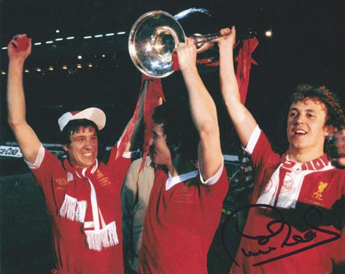 SIGNED LIVERPOOL 12X8 PHOTO X6 CLEMENCE CASE NEAL 1978 EUROPEAN CUP WINNERS COA 
