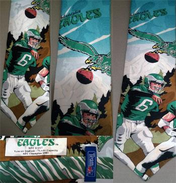 Philadelphia-Eagles-memorabilia-1981-silk-tie-Team-NFL-memorabilia-Super-Bowl-memorabilia-NFC-East-labels-350
