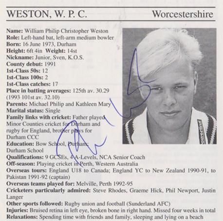 Philip-Weston-autograph-signed-worcestershire-cricket-memorabilia-worcs-ccc-batsman-whos-who-signature