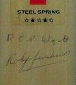 RES-Bob-Wyatt-autograph-signed-worcestershire-cricket-memorabilia-roly-jenkins-warks-ccc-gray-nicolls-mini-bat-england-captain