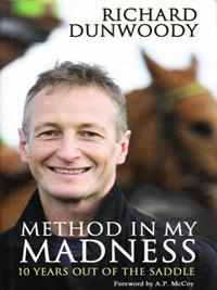 RICHARD-DUNWOODY-autograph-signed-autobiography-Method-in-my-Madness-horse-racing-memorabilia-saddle-cover