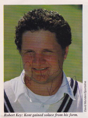 ROB-KEY-autograph-signed-Kent-CCC-KCCC-Spitfires-England-Test-cricket-memorabilia-portrait-robert-key-memorabilia