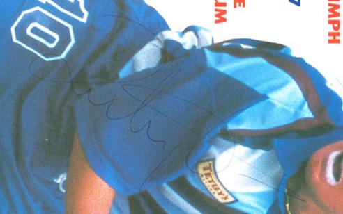 ROBERT-CROFT-autograph-signed-Glamorgan-cricket-memorabilia-England-test-match-spinner-wales-Wisden-Cricket-Monthly-WCM-April-1997-cover-signature