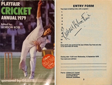Rachael-Heyhoe-Flint-signed-1979-Playfair-Cricket-Annual-england-womens-captain