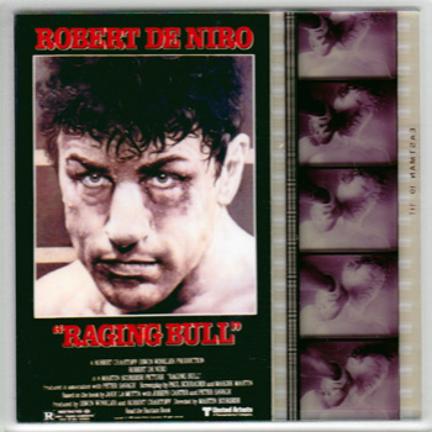 RAGING BULL Robert DeNiro official film cell display boxing movie memorabilia.