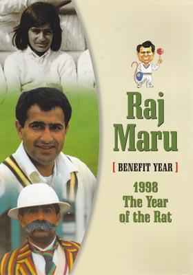 Raj-Maru-1998-benefit-year-brochure-year-of-the-rat-testimonial-hampshire-cricket-memorabilia-hants-ccc-rajesh