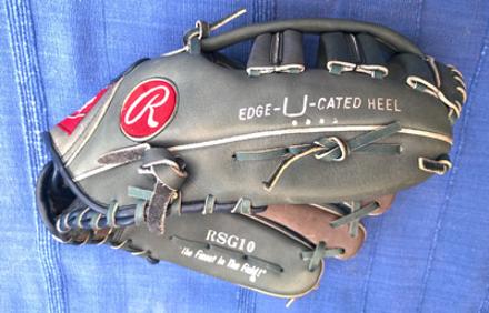 Rawlings-RSG10-Baseball-Glove-MLB-memorabilia-Mitt-gold-glove-blue