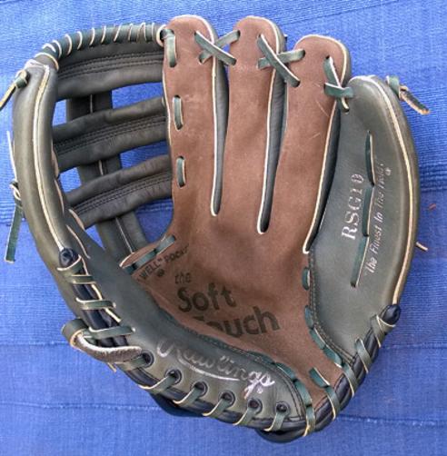Rawlings-RSG10-Baseball-Glove-MLB-memorabilia-Mitt-gold-glove-blue