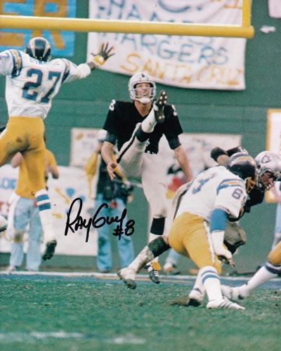 Ray-Guy-autograph-signed-los-angeles-raiders-football-memorabilia-oakland-la-punter-nfl-hall-of-fame-las vegas