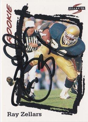 Ray-Zellars-autograph-signed-notre-dame-football-memorabilia-ncaa-college-trading-card-full-back-fighting-irish