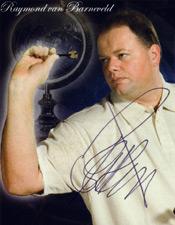 Raymond-van-Barnevald-memorabilia Barney-PDC memorabilia darts-memorabilia-signed photo-autograph