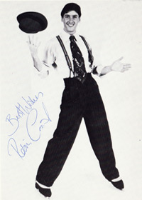 ROBIN COUSINS (1980 Olympic Champion) signed promo card skating memorabilia