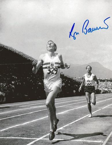 Roger-Bannister-autograph-signed-athletics-four-minute-mile-memorabilia-the-great-mile-john-landy-empire-games-vancouver-1954