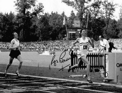 Roger-Bannister-autograph-signed-photo-winning-1954-European-Champions-1500m-autographed-athletics-memorabilia