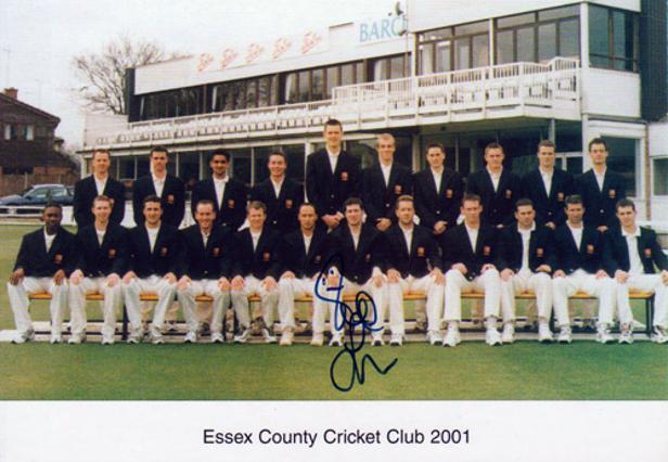 Ronnie-Irani-autograph-signed-Essex-cricket-memorabilia-2011-squad-team-photo-chelmsford-signature-England-all-rounder-chairman-champions-captain-eccc