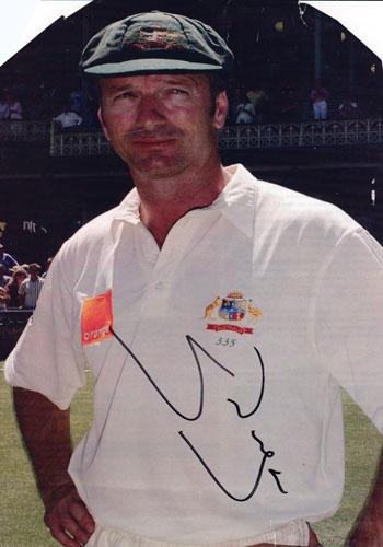 STEVE WAUGH-memorabilia signed-Australia-cricket memorabilia photo autograph