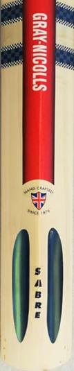 Sabre-4-star-Gray-Nicolls-signed-cricket-bat-double-scoop-memorabilia-robertsbridge-sussex-kent-surrey-essex-autograph-hussain-rob-key-shah-geraint-jones