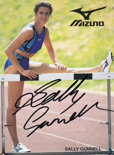 Sally-Gunnell-autograph-signed-athletics-memorabilia-1992-Barcelona-olympic-games-400-metres-hurdles-gold-medal-champion