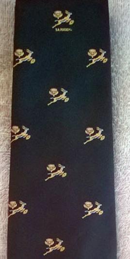 South-Africa-Rugby-Union-memorabilia Springbok-official-tie-rugby-memorabilia