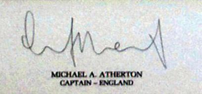 South-Africa-cricket-memorabilia-An-Historic-Moment-1st-Test-Match-England-Lords-July-1994-artist-Terence-Macklin-Michael-Atherton-signed-Kepler-Wessels-autograph-