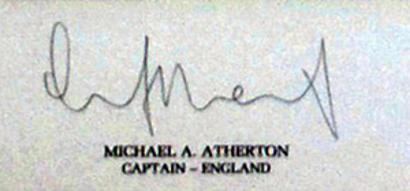 South-Africa-cricket-memorabilia-An-Historic-Moment-1st-Test-Match-England-Lords-July-1994-artist-Terence-Macklin-Michael-Atherton-signed-Kepler-Wessels-autograph-